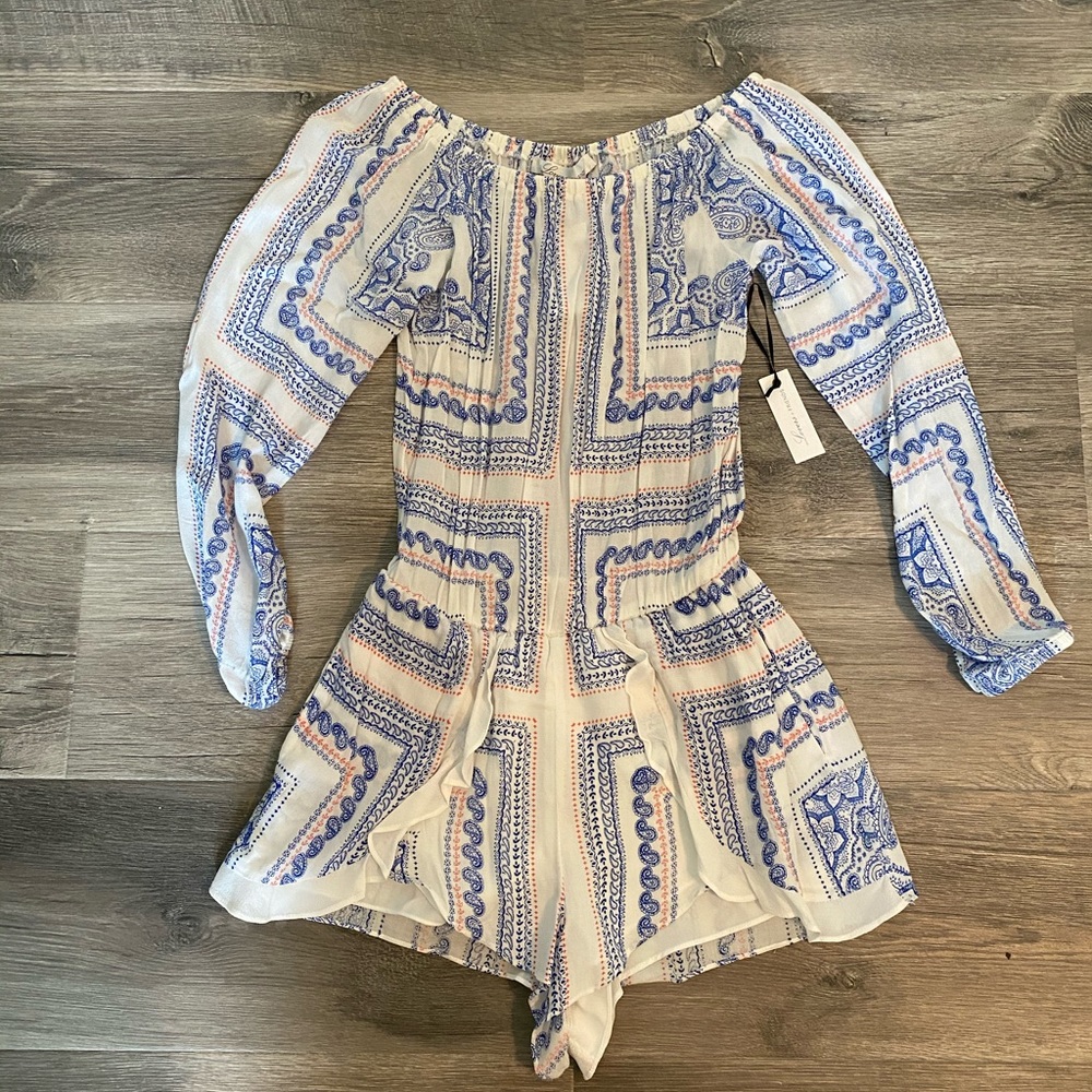 Lovers & Friends Long-Sleeve Romper